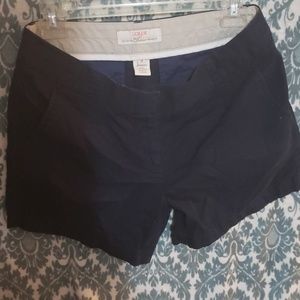 J.Crew Chino Shorts-Size 4, Navy Blue